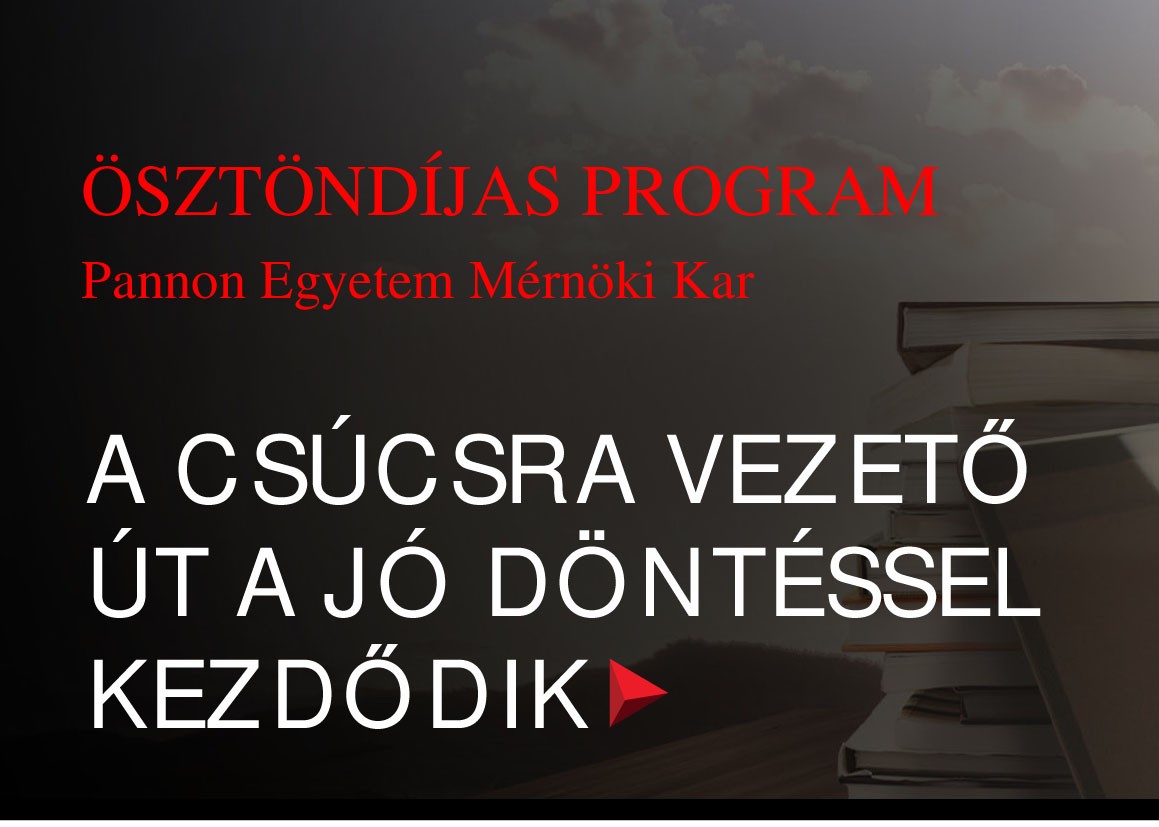 MOL csoport Beruházás ösztöndíj PE Mérnöki Kar